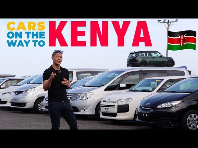 Cars on the way to KENYA | (already departed from JAPAN)