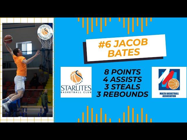 #6 Jacob Bates. Year 2 Pro. Starlites Basketball Club Game Highlights