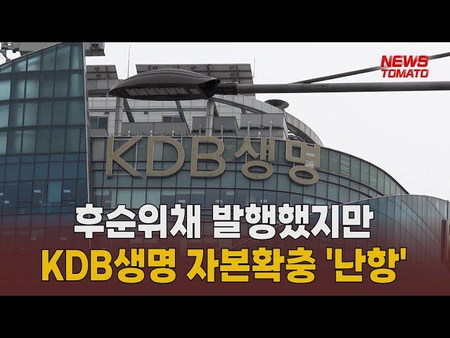 KDB생명 후순위채 발행에도 자본확충 '난항' [말하는 기자들_경제 & 금융_0920]