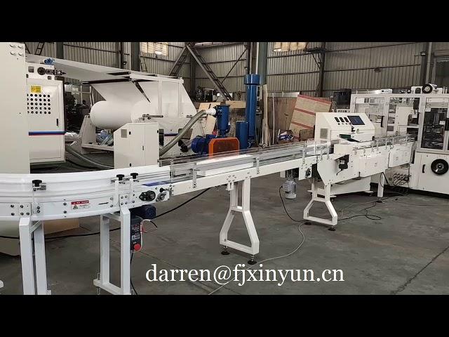 Dubai customer automatic facial tissue paper making machine manufacturer