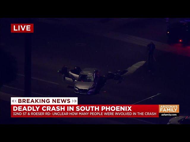 Deadly crash under investigation in south Phoenix