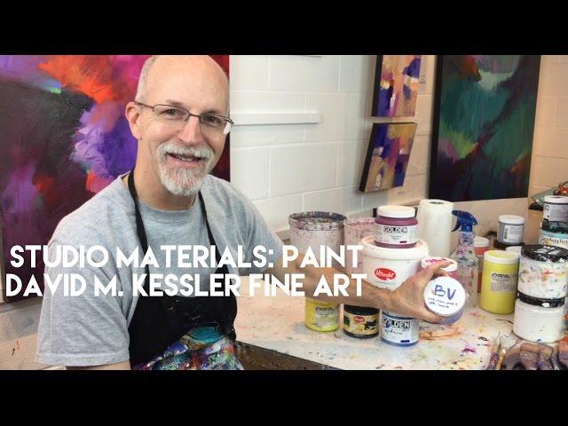 Abstract Painting / "Studio Materials: Paint That I Use" by David M. Kessler