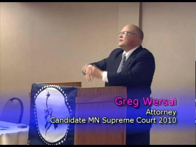 LV | Contents of MN Constitution | Greg Wersal | Part 1 | MN Libertarian Convention 2011