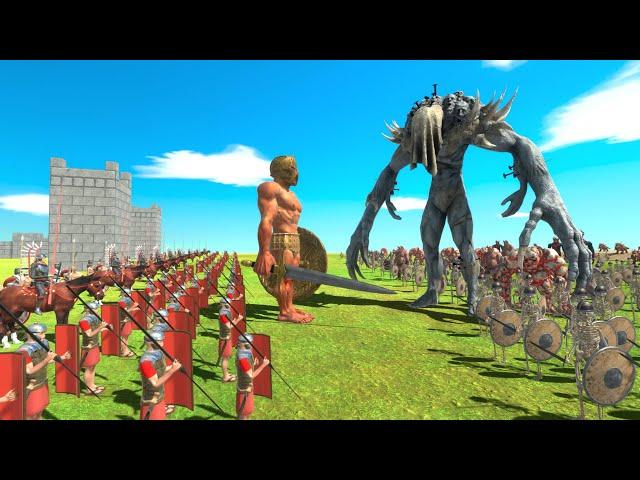 Who is the King - Giant Achilles or Scourge? | Animal Revolt Battle Simulator