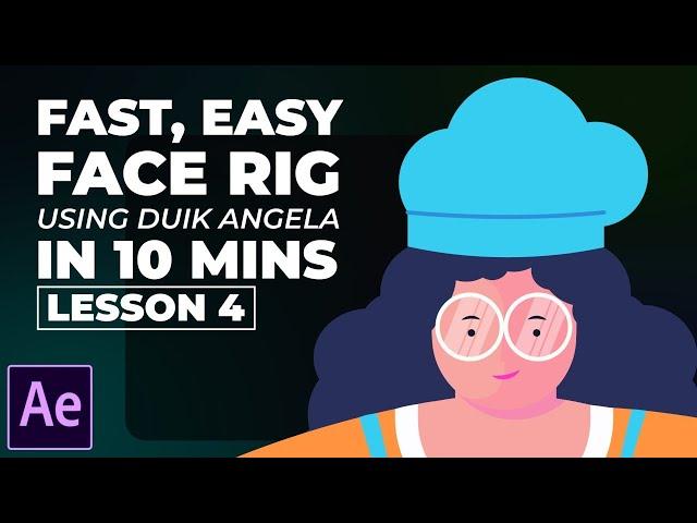 2D Explainer Character Face Rigging Tutorial || Cooking Explainer Animation Course Lesson 4