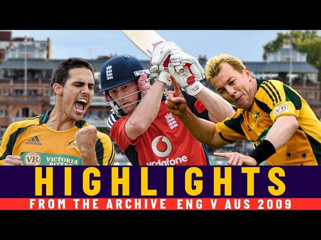 Johnson Stars with Bat & Ball as Australia Fight Back! | Classic ODI | England v Australia 2009