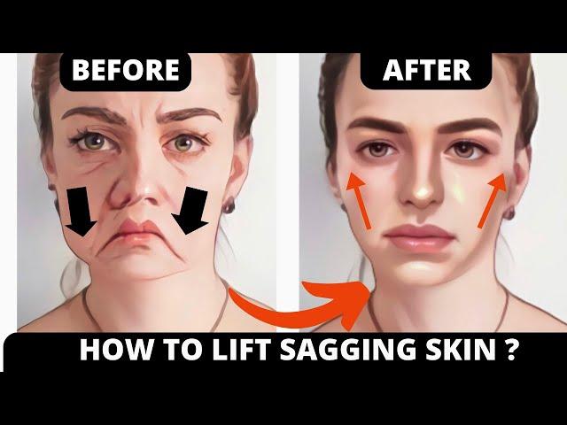 FACIAL MASSAGE TECHNIQUES TO STAY YOUNG !| EXERCISES FOR SAGGING SKIN, JOWLS, LAUGH LINES, FOREHEAD