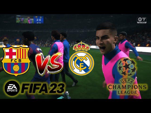 Barcelona vs Real Madrid Final Champions League | EA Sports 23