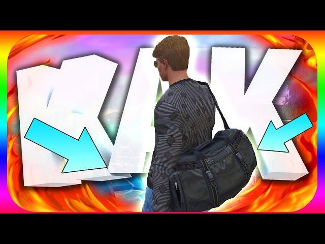 КАК ПОЛУЧИТЬ СУМКУ ИЗ ОГРАБЛЕНИЙ В GTA 5 ONLINE(GLITCH)