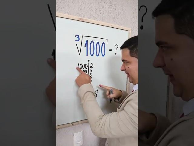 Mr. Bean simplifying a very easy radical! #math #maths #mathematics #viral #viralvideo #viralshorts