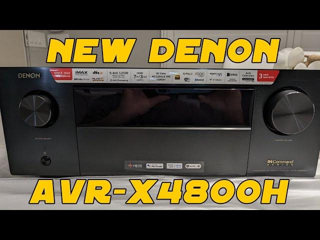 NEW 2023 Denon AVR-X4800H Unboxing!  Just Released!