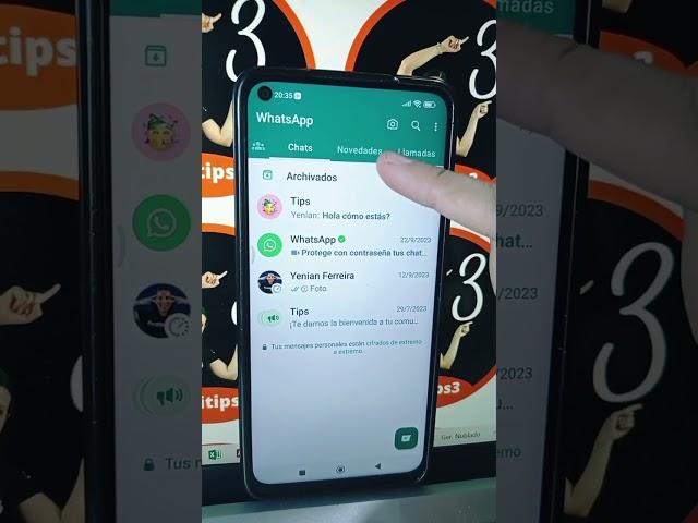 Cómo Encontrar los Estados Ocultos en WhatsApp #yenianferreira #tips #hacks #whatsapp