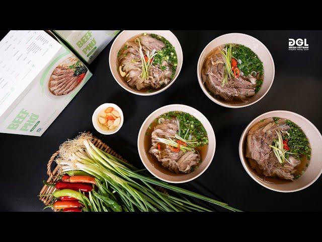 Phở bò tươi xuất khẩu - QP Food- DGL Media Việt Nam