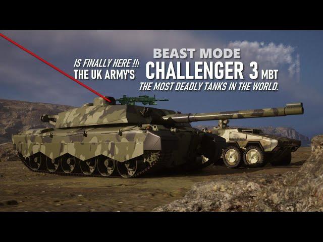 The UK Challenger 3 MBT Is Finally Here with state of the art lethality, Main Battle Tank beast mode