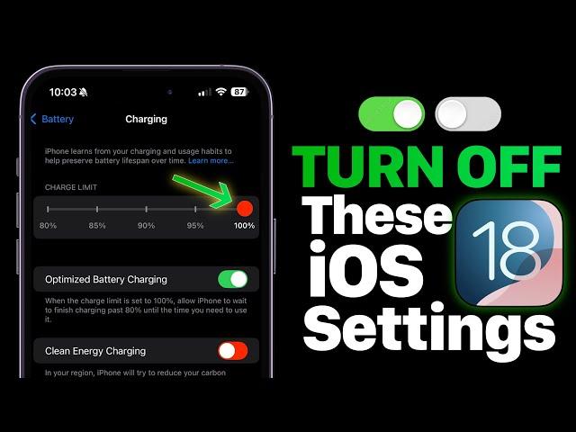 iOS 18 - Settings You NEED Change IMMEDIATELY!