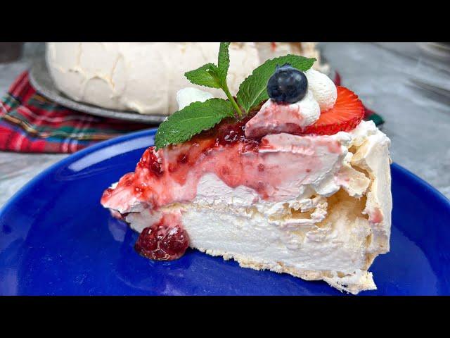 Pavlova in doar 15 minute reteta clasica prietenii au mancat portie dubla #pavlova #fypシ #viral