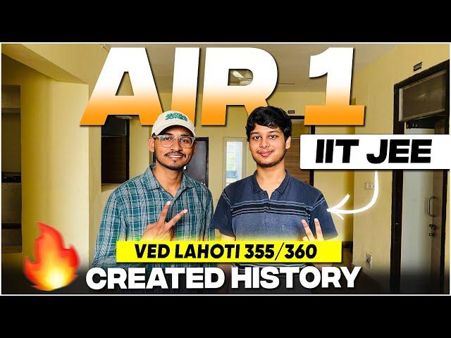 How AIR-1 Created History in IIT JEE Advanced  : Ved Lahoti