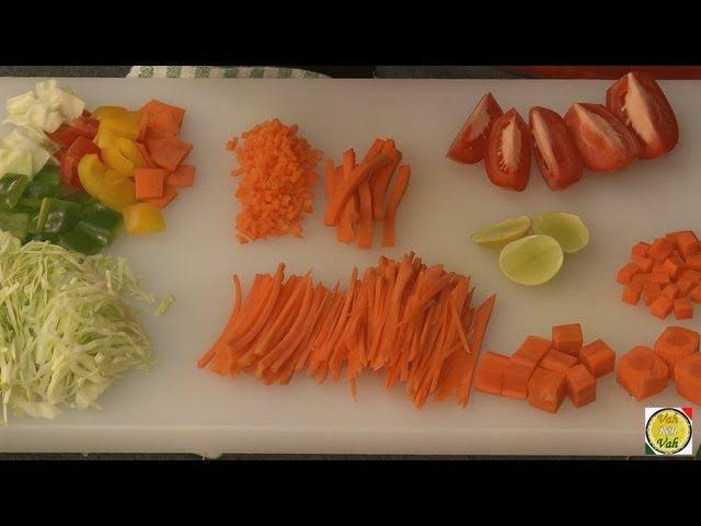 Cuts of Vegetables- By Vahchef @ vahrehvah.com