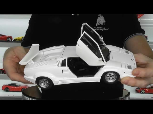 1/18 LAMBORGHINI COUNTACH 25th ANNIVERSARY by Autoart Models - Full Review