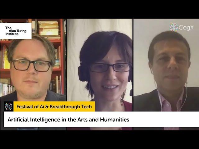 The Alan Turing Institute: Artificial Intelligence in the Arts and Humanities | CogX 2020