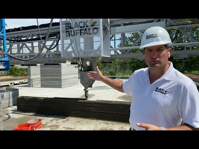 Q&A with Black Buffalo CEO 3D Printing Concrete Live and Cleanup Process