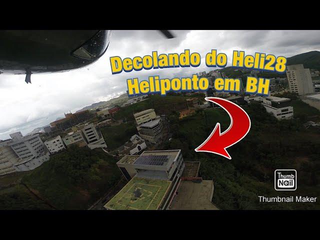 Decolagem de Helicóptero heliponto/heliporto!