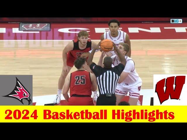 UW-River Falls vs Wisconsin Basketball Game Highlights 10 30 2024