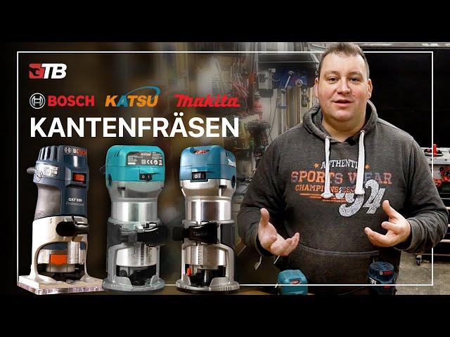 ️ GÜNSTIG vs TEUER KANTENFRÄSE Vergleich & Test! BOSCH GKF600, MAKITA RT0700, KATSU ft. MÄNNERHÖHLE