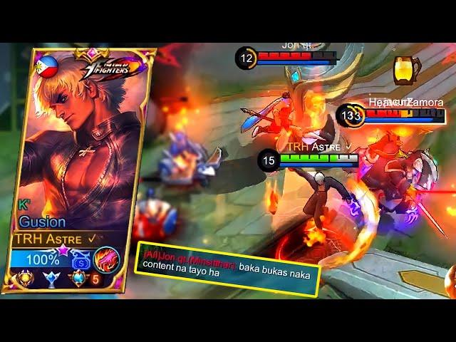 ASTRE GUSION KOF INTENSE GAMEPLAY!! | MLBB