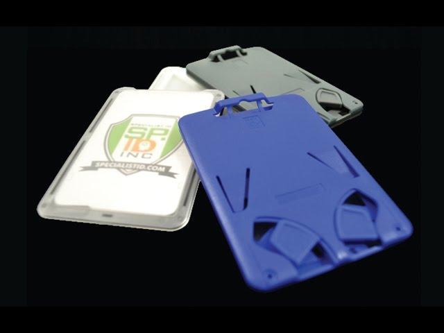 1840-666X B-Holder Rigid Plastic Vertical Card Holder by Specialist ID