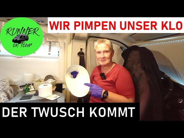 PORZELLANEINSATZ FÜR DIE THETFORD-TOILETTE | TWUSCH | EINBAU IM WOHNMOBIL | OPTIMIERUNG KASTENWAGEN