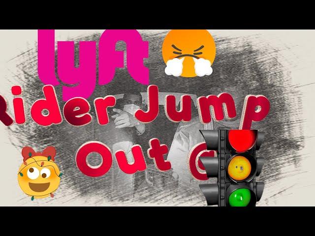 Lyft Uber | rider Jump out | Hospital rides #lyft #uber #rideshare