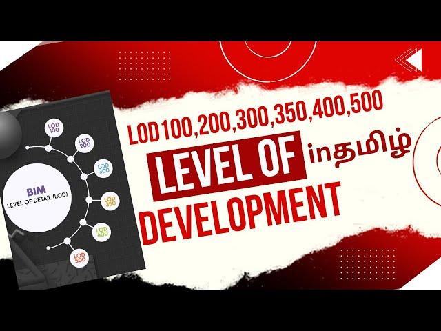 BIM LOD Explained in Tamil | Level of Development in Tamil | Must Watch| BIM LOD in Tamil 2025 #mep