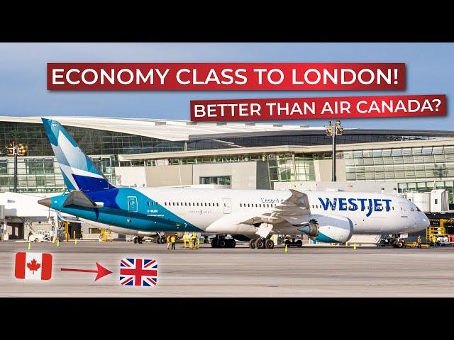 BRUTALLY HONEST | Trans-Atlantic Economy Class on WESTJET's Boeing 787-9 to London Gatwick!