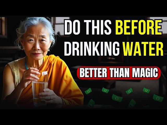 SAY THESE 6 WORDS BEFORE DRINKING WATER And Watch What Happens | BUDDHIST TEACHINGS