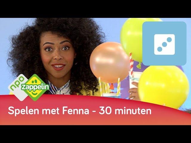 30 MINUTEN LANG SPELEN | Spelletjes spelen met Fenna | NPO Zappelin