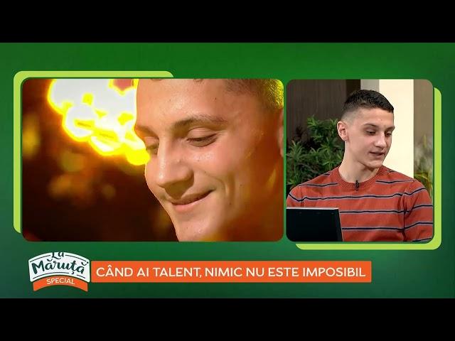 Emanuel Ion, fără vedere, dar cu un talent uriaș