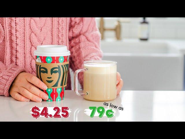 Save $$ by making this Starbucks Chai Tea Latte AT HOME!