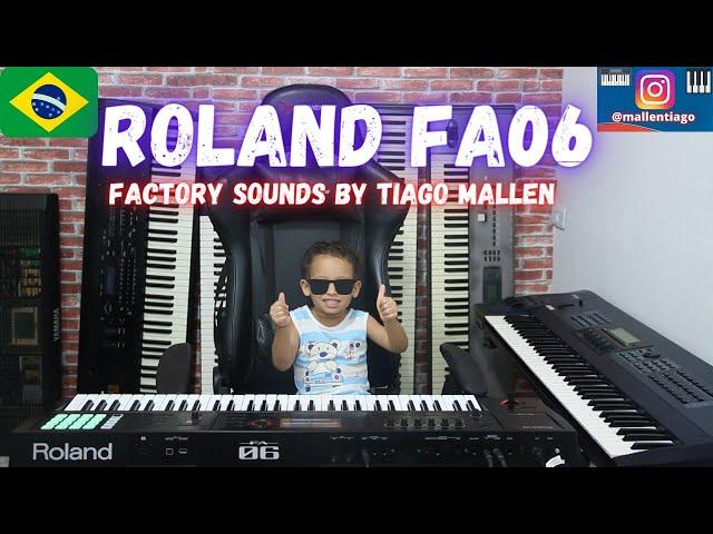 ROLAND FA06 (FACTORY SOUNDS) TIMBRES DE FABRICA by TIAGO MALLEN  feat. THÉO #rolandfa06