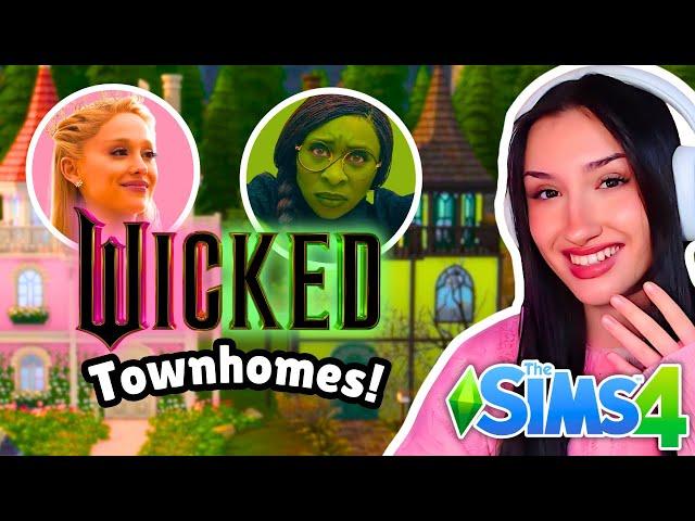 WICKED inspired Townhomes in The Sims 4