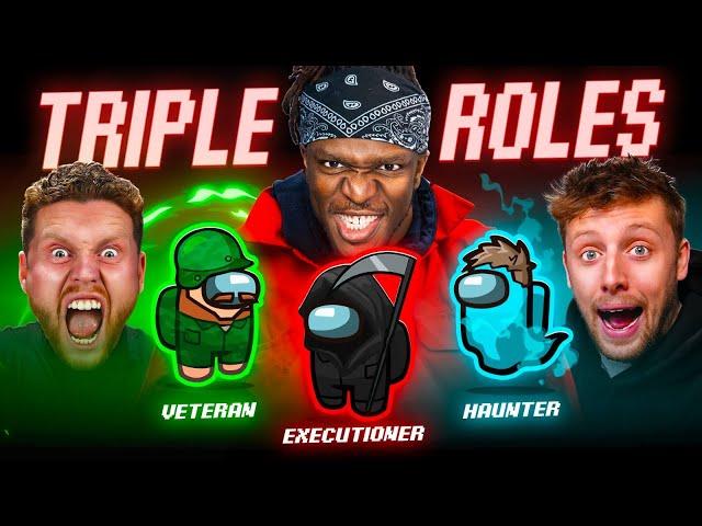 SIDEMEN AMONG US TRIPLE ROLES: EXECUTIONER, VETERAN & HAUNTER!