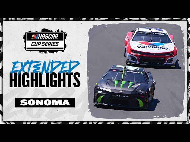 NASCAR Official Extended Highlights from Sonoma | 2024 Toyota/Save Mart 350