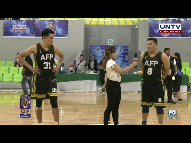 Best Players of the Game: Jerry Lumongsod and Boyet Bautista | AFP Cavaliers | UNTV Cup