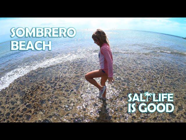 Rock Platforms at Beautiful Sombrero Key Beach in Marathon, Florida - Visit The Florida Keys