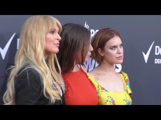 Rumer Willis, Scout Larue Willis and Tallulah Belle Willis at the Comedy Central Roast of Bruce Will