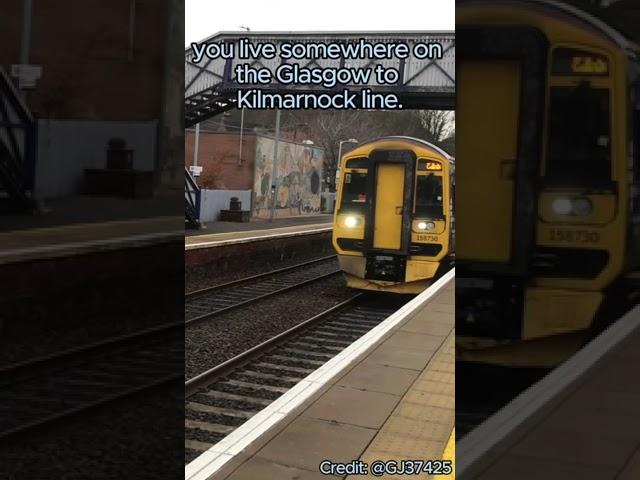 What your favourite ScotRail train says about you!