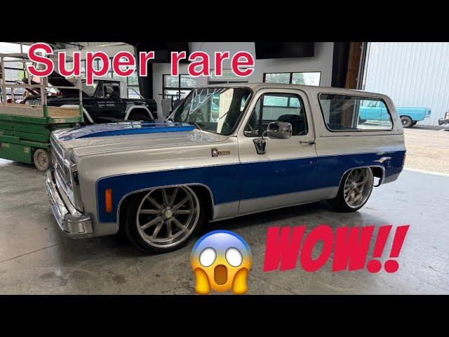 1980 square body K5 blazer lowered on air suspension cold AC perfect cruiser/driver quality classic