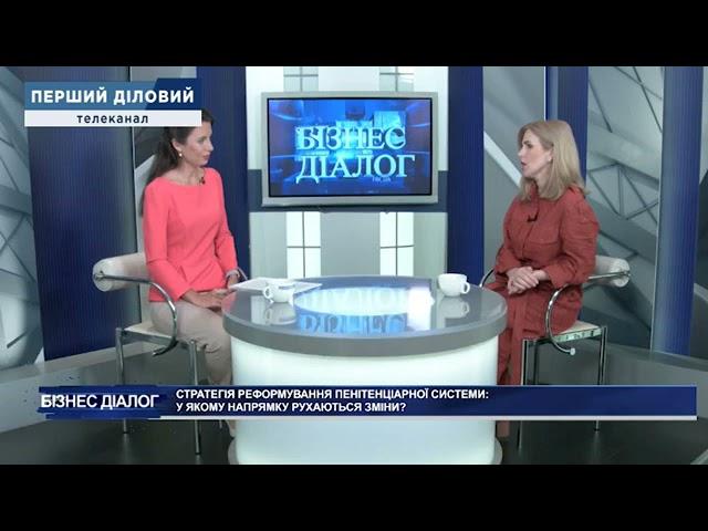 Перший Діловий Телеканал. Олена Висоцька про проєкт Стратегії реформування пенітенціарної системи