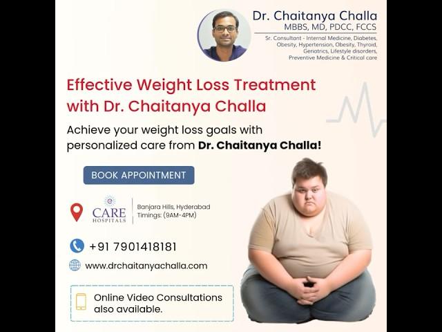 Transform Your Health with Dr. Chaitanya Challa’s Weight Loss Program