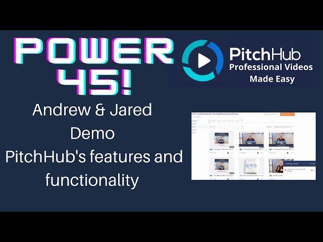 PitchHub's Jared and Andrew give a quick overview of our platform.